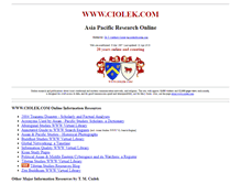 Tablet Screenshot of ciolek.com